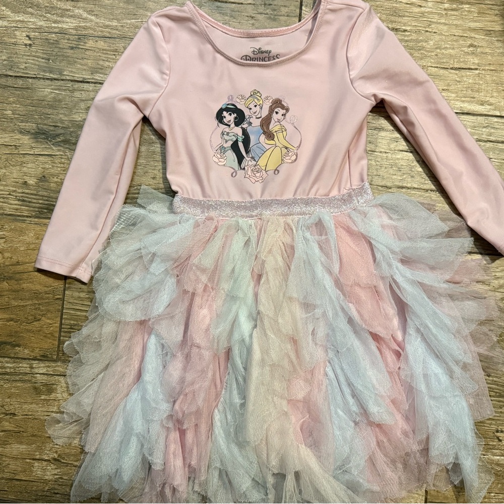 Disney Princess Pastel Pink and White Kids Costume